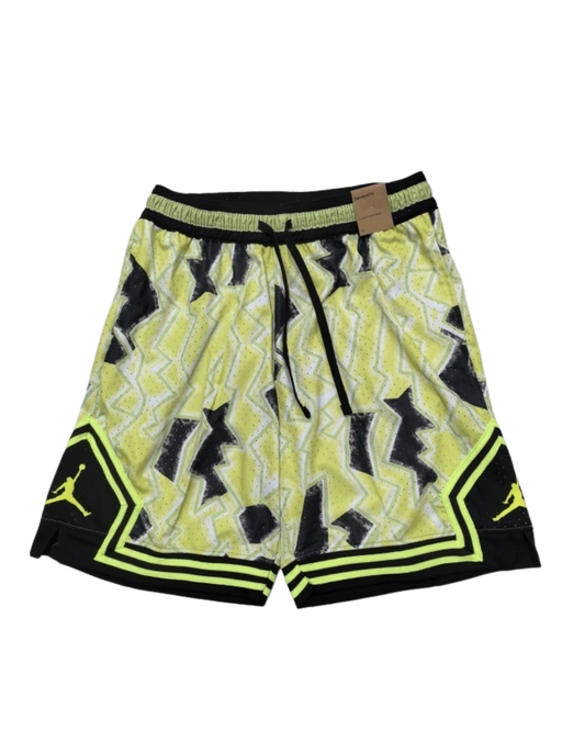 Jordan shorts Diamond Yellow-Thunderstorm Edition