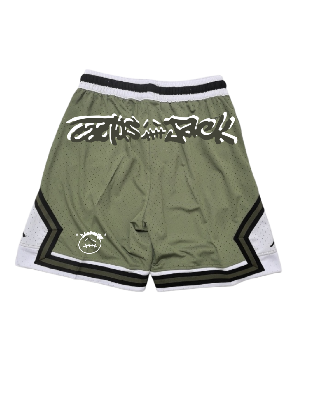 Travis Scoot X Jordan Short Green