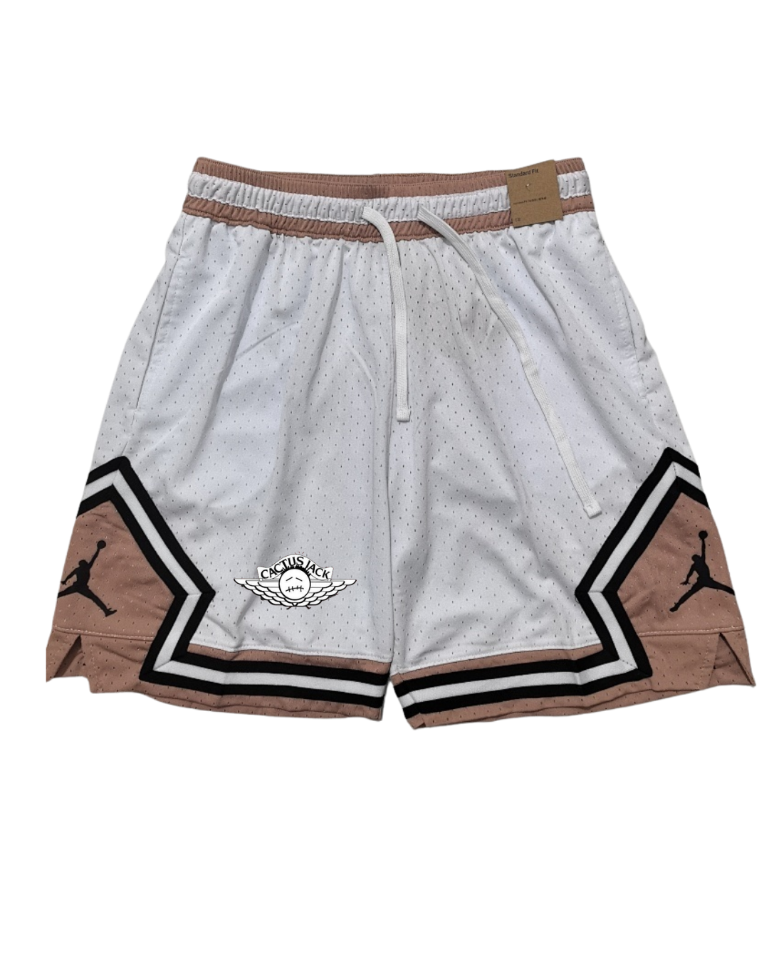 Travis Scoot white edition X Jordan shorts Diamond